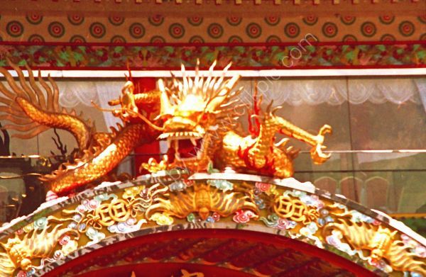 Detail on Jumbo Floating Restaurant, Castle Peak, Hong Kong